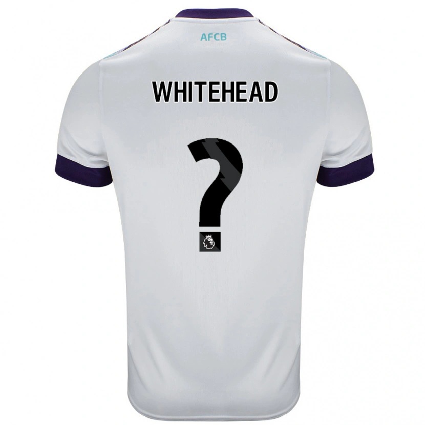 Danxen Mujer Camiseta Tommy Whitehead #0 Blanco Verde Púrpura 2ª Equipación 2024/25 La Camisa México