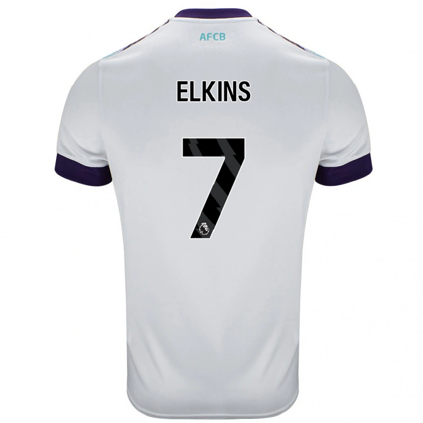 Danxen Mujer Camiseta Elle Elkins #7 Blanco Verde Púrpura 2ª Equipación 2024/25 La Camisa México