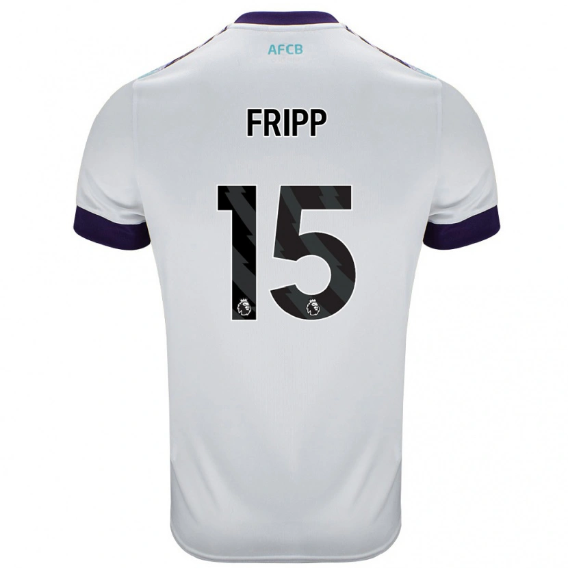 Danxen Mujer Camiseta Kelly Fripp #15 Blanco Verde Púrpura 2ª Equipación 2024/25 La Camisa México