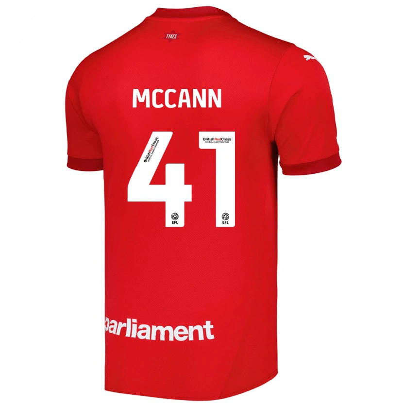 Danxen Niño Camiseta Bayley Mccann #41 Rojo 1ª Equipación 2024/25 La Camisa México