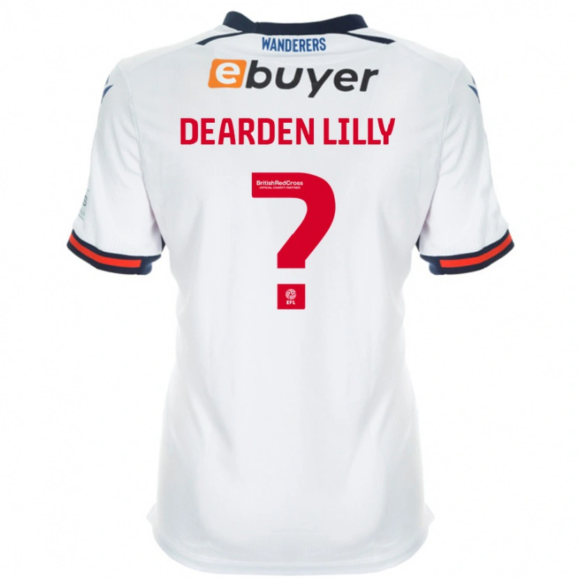 Danxen Niño Camiseta Jessica Dearden-Lilly #0 Blanco 1ª Equipación 2024/25 La Camisa México