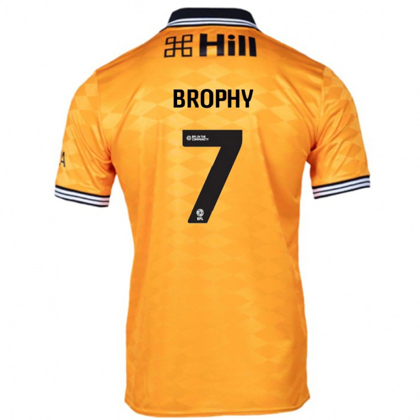 Danxen Niño Camiseta James Brophy #7 Naranja 1ª Equipación 2024/25 La Camisa México
