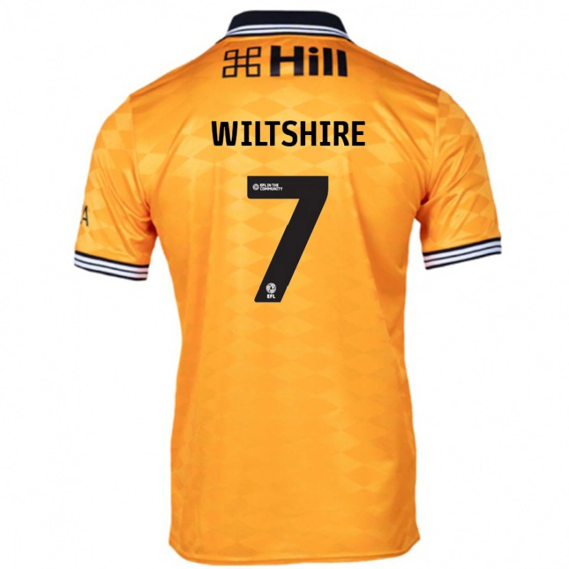 Danxen Niño Camiseta Sarah Wiltshire #7 Naranja 1ª Equipación 2024/25 La Camisa México