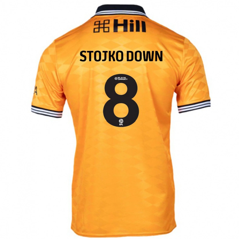 Danxen Niño Camiseta Alysha Stojko-Down #8 Naranja 1ª Equipación 2024/25 La Camisa México