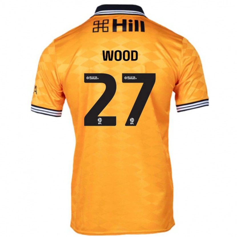 Danxen Niño Camiseta Zoe Wood #27 Naranja 1ª Equipación 2024/25 La Camisa México