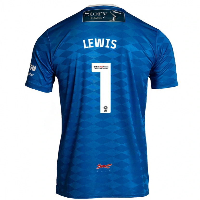 Danxen Niño Camiseta Harry Lewis #1 Azul 1ª Equipación 2024/25 La Camisa México