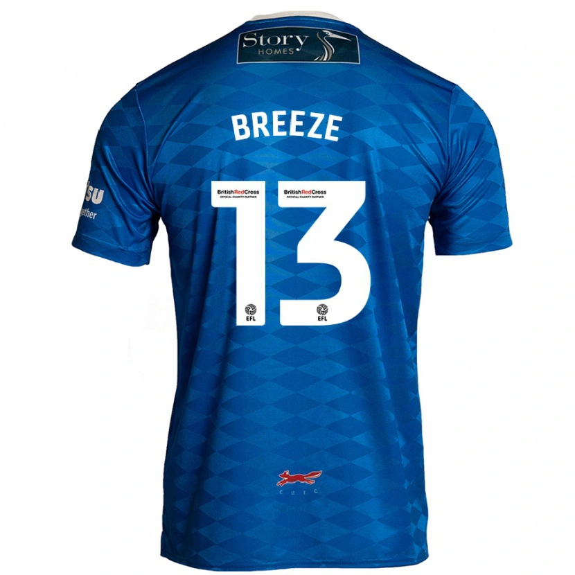 Danxen Niño Camiseta Gabriel Breeze #13 Azul 1ª Equipación 2024/25 La Camisa México