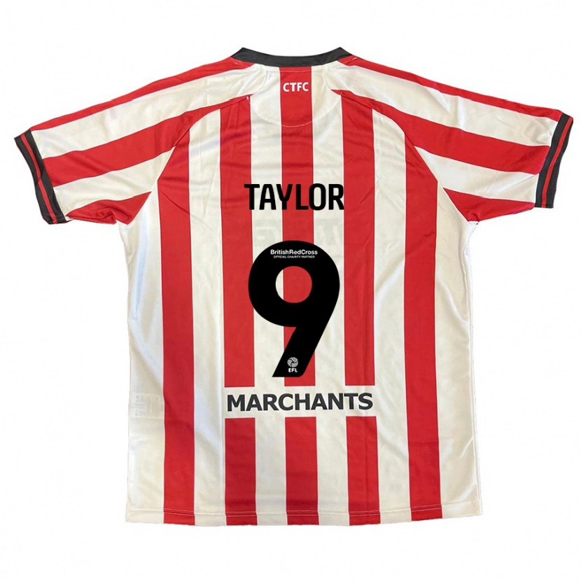 Danxen Niño Camiseta Matty Taylor #9 Rojo Blanco 1ª Equipación 2024/25 La Camisa México