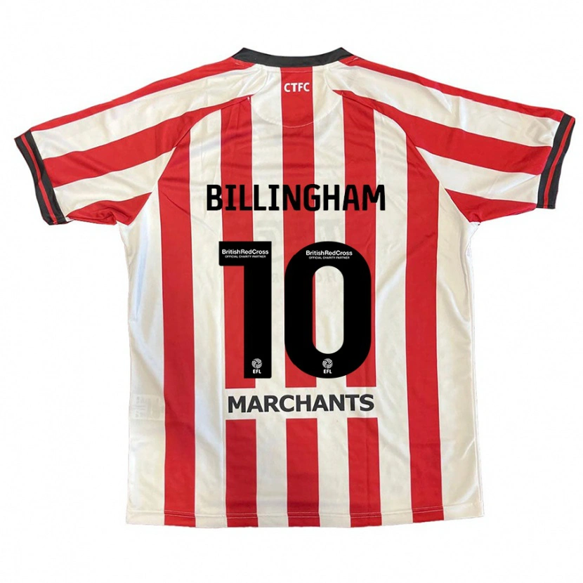 Danxen Niño Camiseta Lily Billingham #10 Rojo Blanco 1ª Equipación 2024/25 La Camisa México
