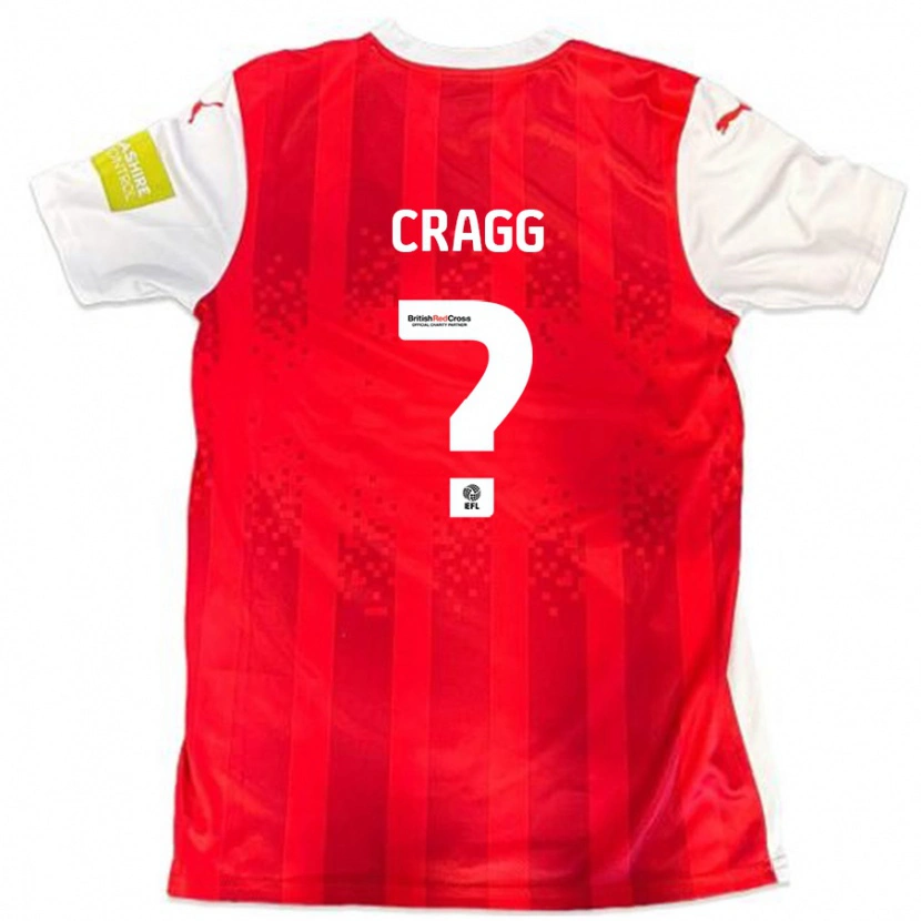 Danxen Niño Camiseta Rio Cragg #0 Rojo Blanco 1ª Equipación 2024/25 La Camisa México