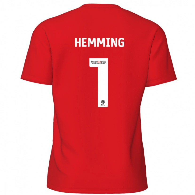 Danxen Niño Camiseta Zach Hemming #1 Rojo 1ª Equipación 2024/25 La Camisa México