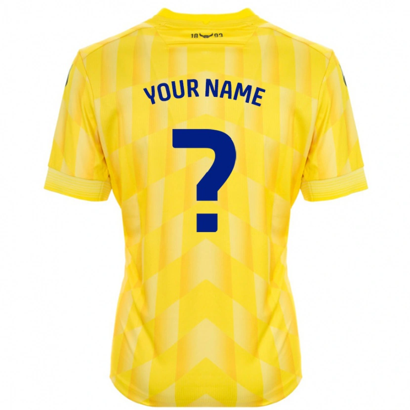 Danxen Niño Camiseta Su Nombre #0 Amarillo 1ª Equipación 2024/25 La Camisa México