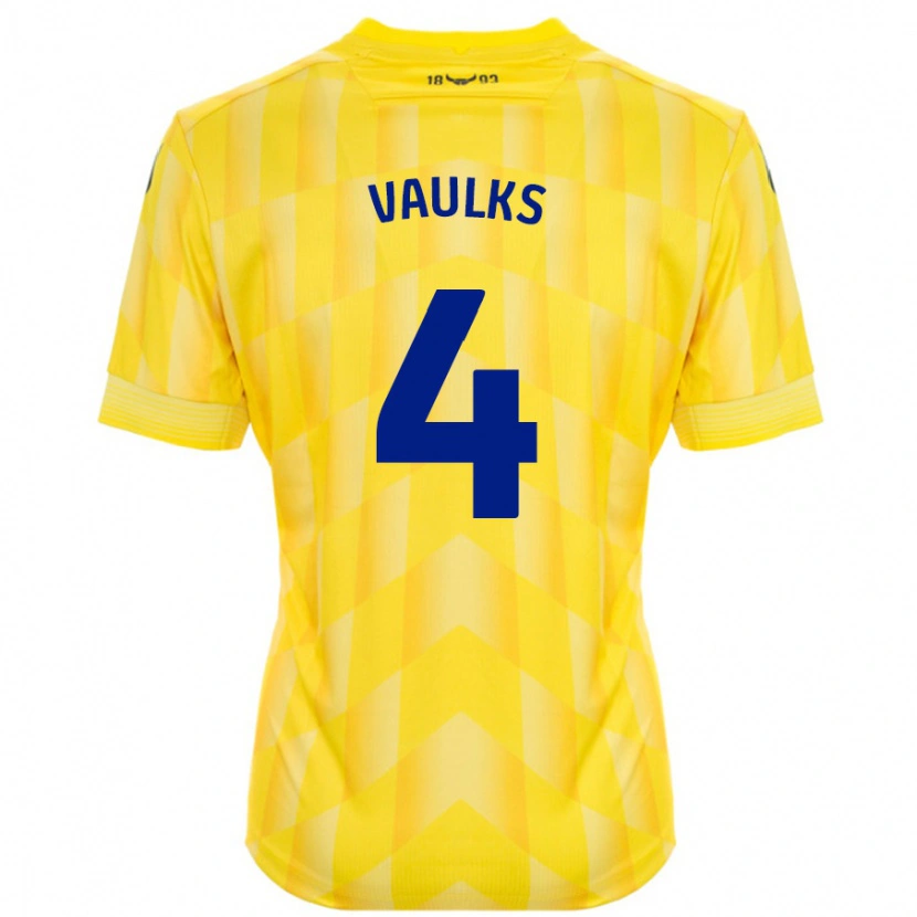 Danxen Niño Camiseta Will Vaulks #4 Amarillo 1ª Equipación 2024/25 La Camisa México