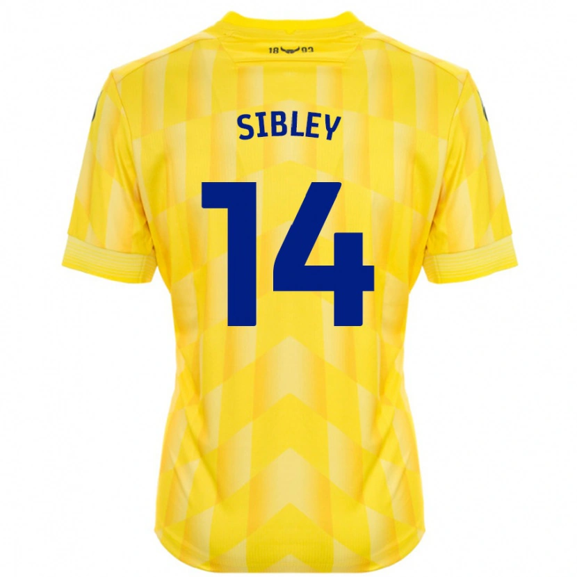 Danxen Niño Camiseta Louie Sibley #14 Amarillo 1ª Equipación 2024/25 La Camisa México
