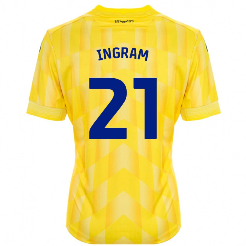 Danxen Niño Camiseta Matt Ingram #21 Amarillo 1ª Equipación 2024/25 La Camisa México