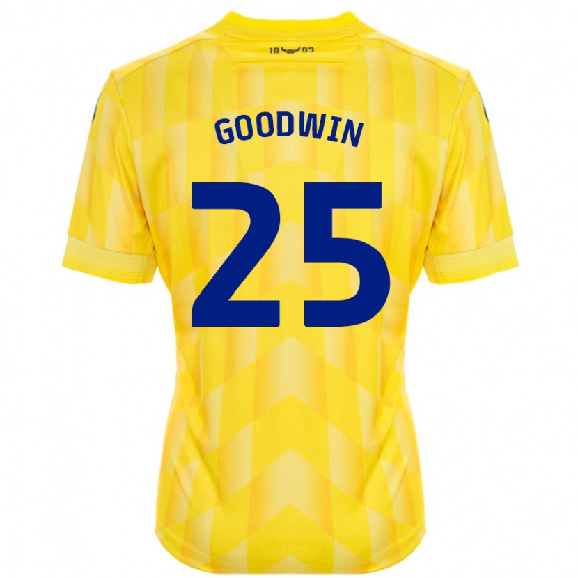 Danxen Niño Camiseta Will Goodwin #25 Amarillo 1ª Equipación 2024/25 La Camisa México