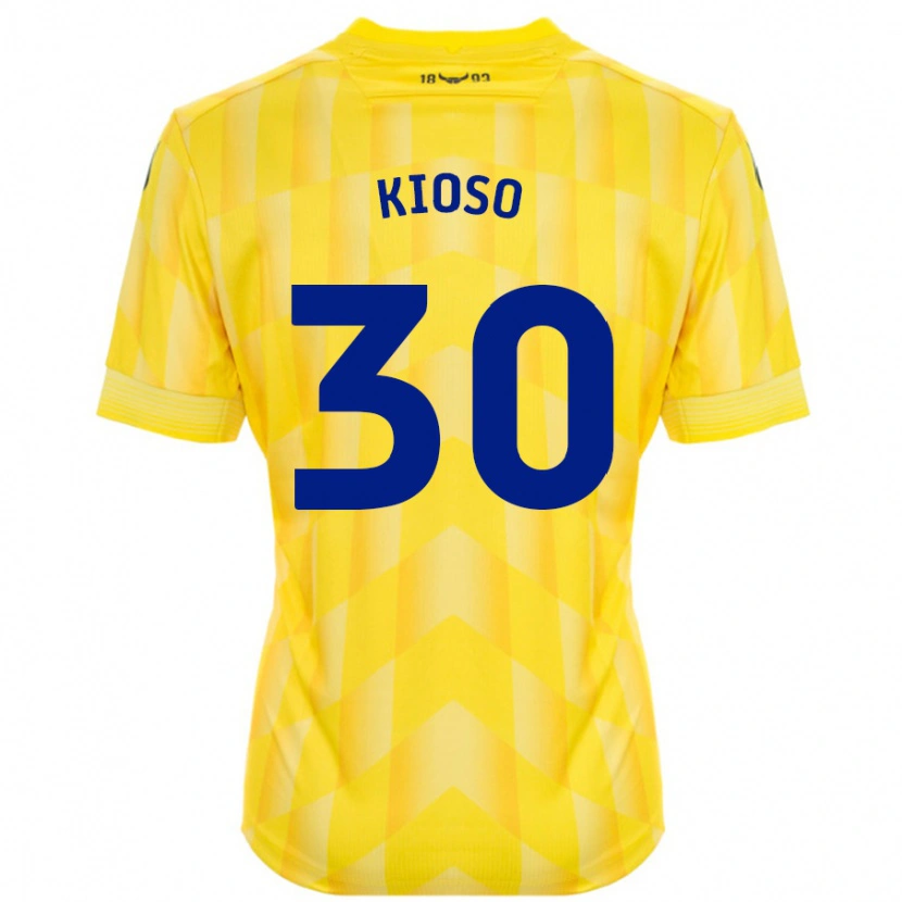 Danxen Niño Camiseta Peter Kioso #30 Amarillo 1ª Equipación 2024/25 La Camisa México