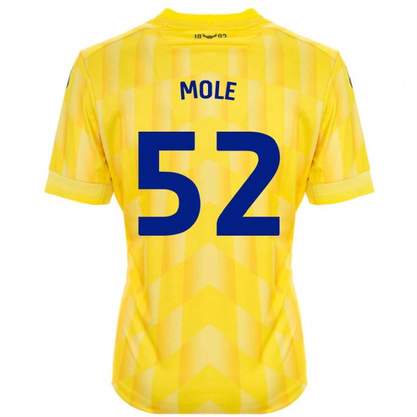 Danxen Niño Camiseta Harrison Mole #52 Amarillo 1ª Equipación 2024/25 La Camisa México