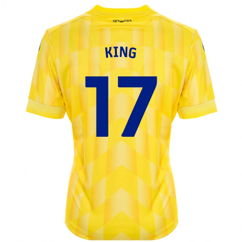 Danxen Niño Camiseta Sarah King #17 Amarillo 1ª Equipación 2024/25 La Camisa México