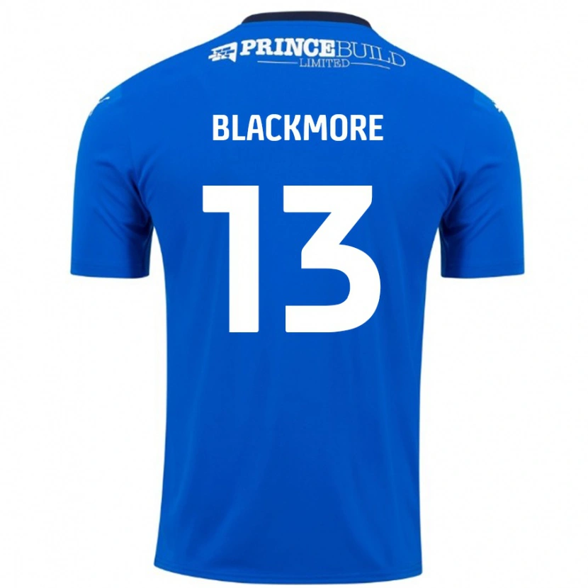 Danxen Niño Camiseta Will Blackmore #13 Azul Blanco 1ª Equipación 2024/25 La Camisa México