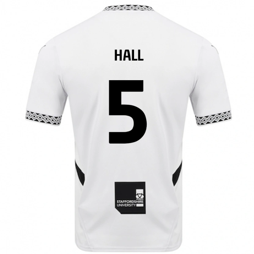 Danxen Niño Camiseta Connor Hall #5 Blanco 1ª Equipación 2024/25 La Camisa México