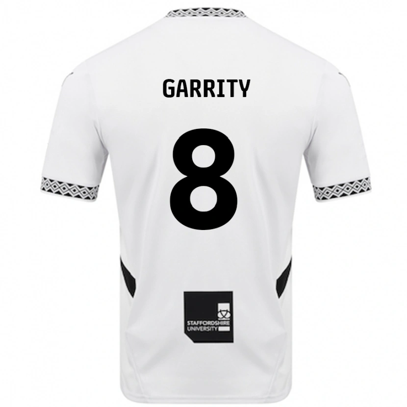Danxen Niño Camiseta Ben Garrity #8 Blanco 1ª Equipación 2024/25 La Camisa México