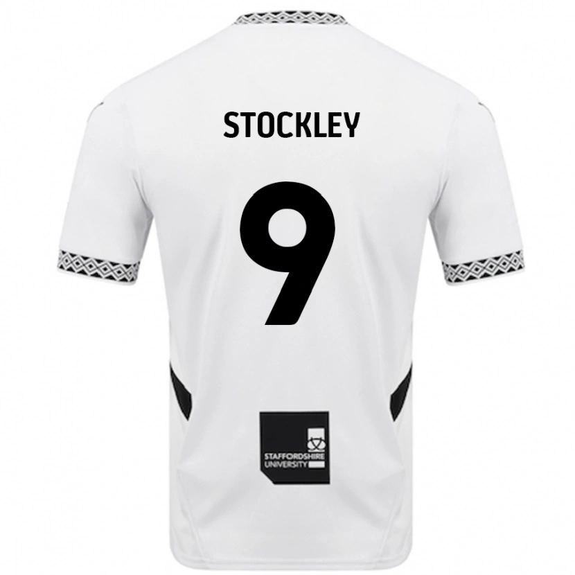 Danxen Niño Camiseta Jayden Stockley #9 Blanco 1ª Equipación 2024/25 La Camisa México