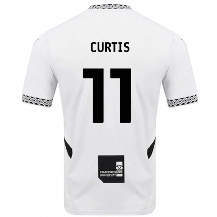 Danxen Niño Camiseta Ronan Curtis #11 Blanco 1ª Equipación 2024/25 La Camisa México