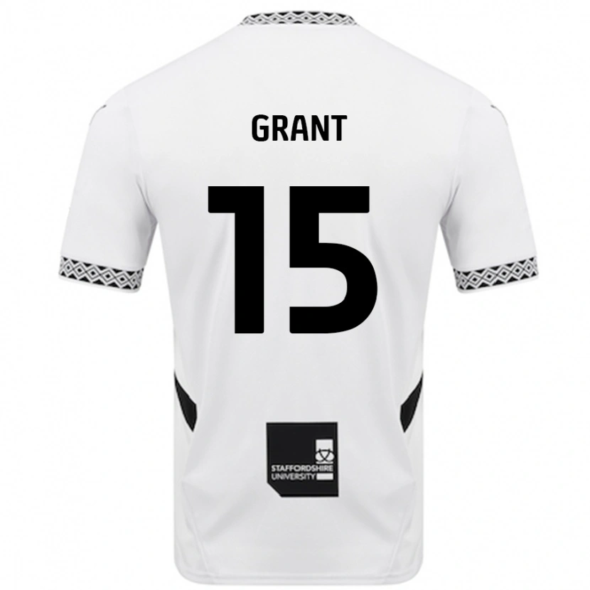 Danxen Niño Camiseta Conor Grant #15 Blanco 1ª Equipación 2024/25 La Camisa México