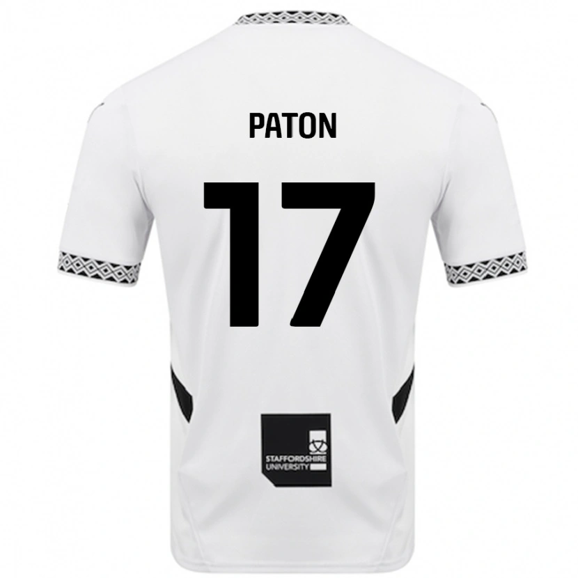 Danxen Niño Camiseta Ruari Paton #17 Blanco 1ª Equipación 2024/25 La Camisa México