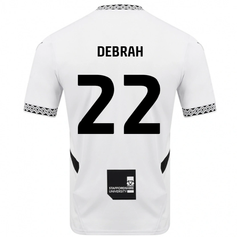 Danxen Niño Camiseta Jesse Debrah #22 Blanco 1ª Equipación 2024/25 La Camisa México