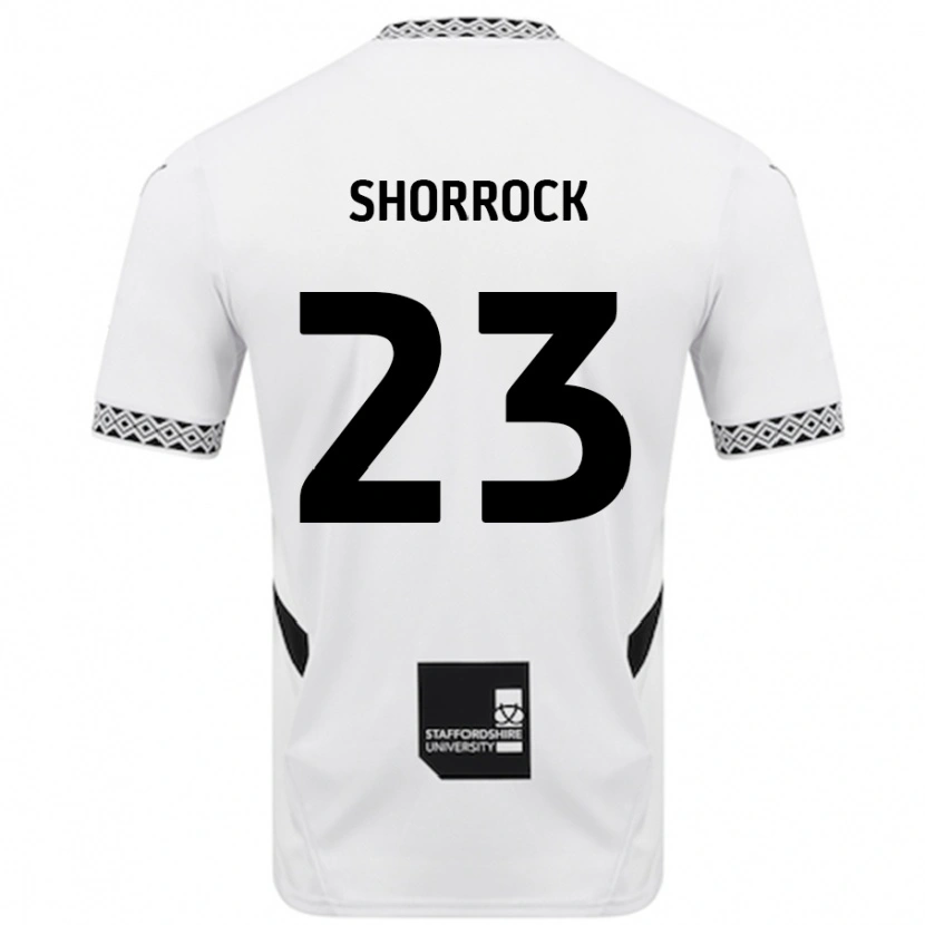 Danxen Niño Camiseta Jack Shorrock #23 Blanco 1ª Equipación 2024/25 La Camisa México