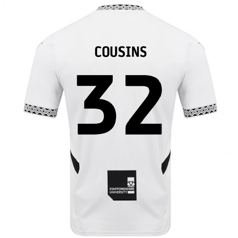 Danxen Niño Camiseta Logan Cousins #32 Blanco 1ª Equipación 2024/25 La Camisa México