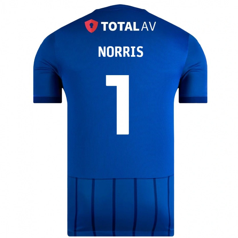 Danxen Niño Camiseta Will Norris #1 Azul 1ª Equipación 2024/25 La Camisa México