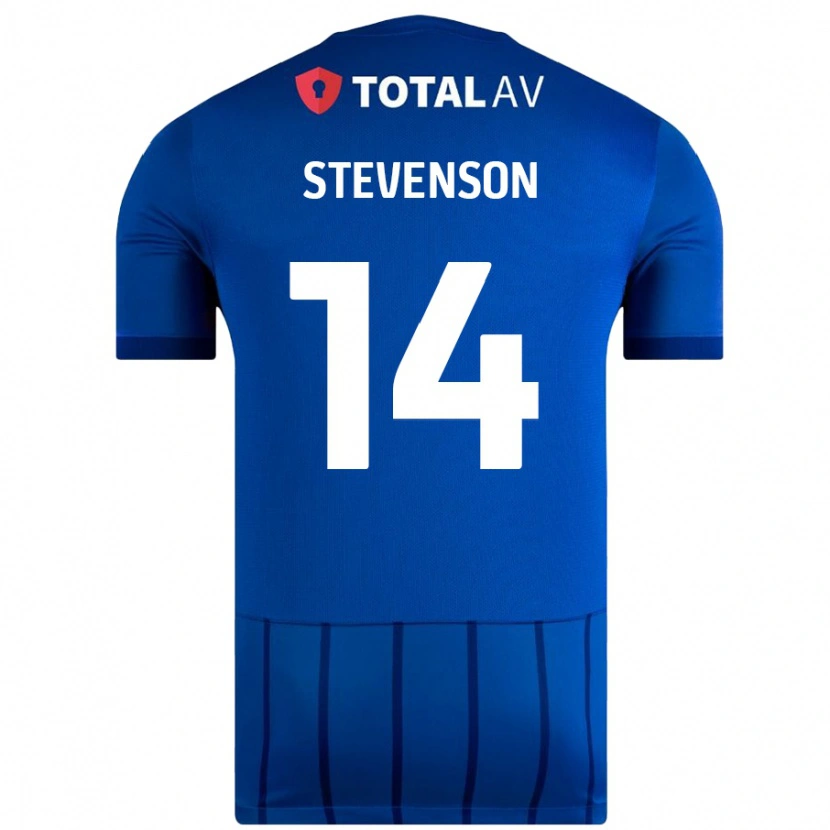 Danxen Niño Camiseta Ben Stevenson #14 Azul 1ª Equipación 2024/25 La Camisa México