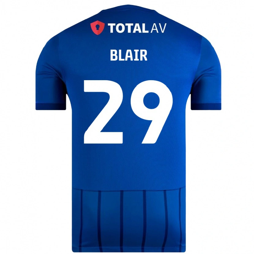 Danxen Niño Camiseta Harvey Blair #29 Azul 1ª Equipación 2024/25 La Camisa México