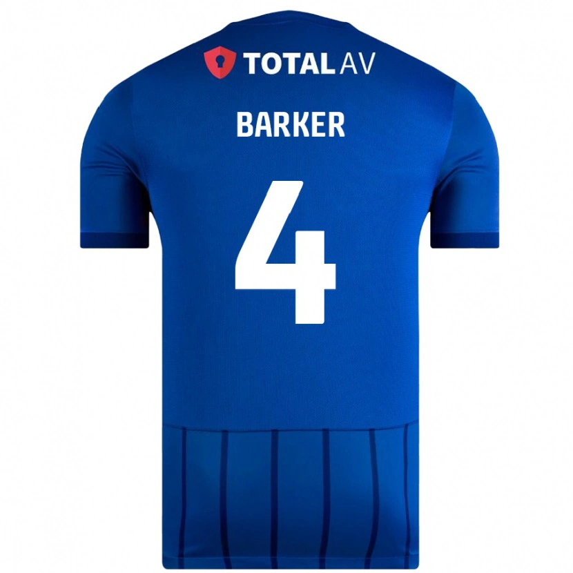 Danxen Niño Camiseta Sophie Barker #4 Azul 1ª Equipación 2024/25 La Camisa México