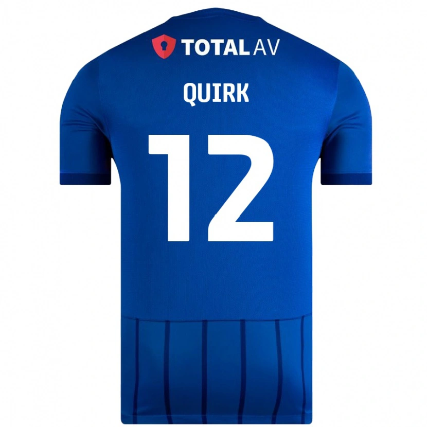 Danxen Niño Camiseta Sophie Quirk #12 Azul 1ª Equipación 2024/25 La Camisa México