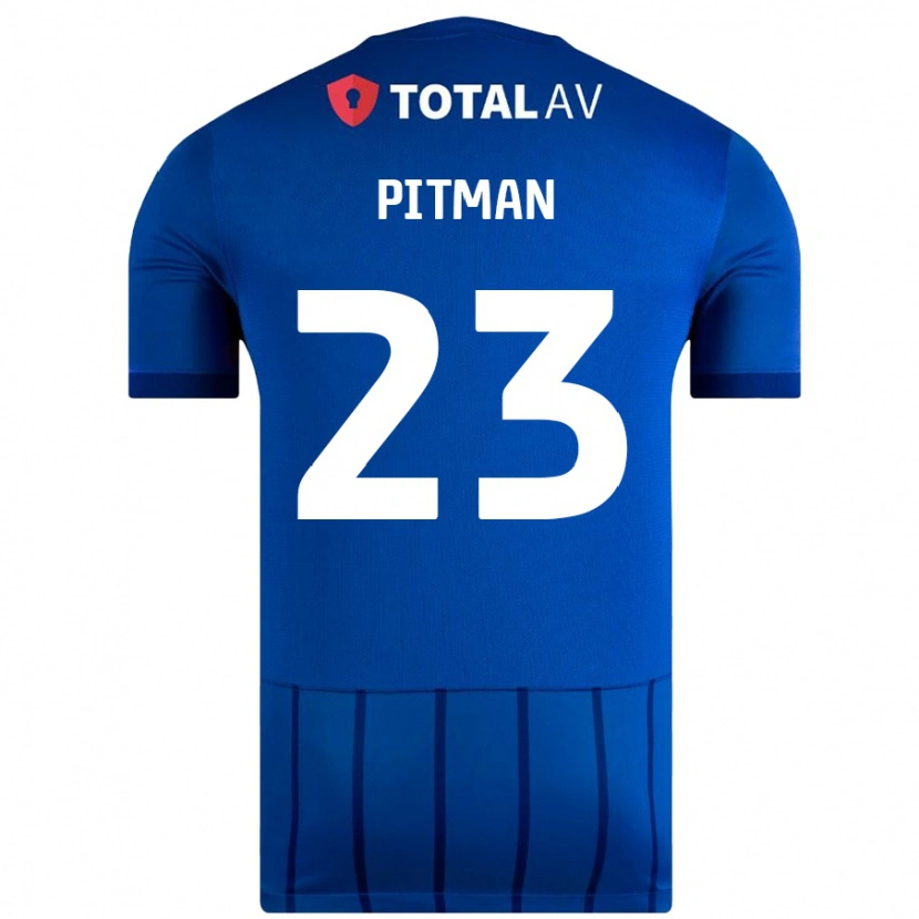 Danxen Niño Camiseta Emily Pitman #23 Azul 1ª Equipación 2024/25 La Camisa México