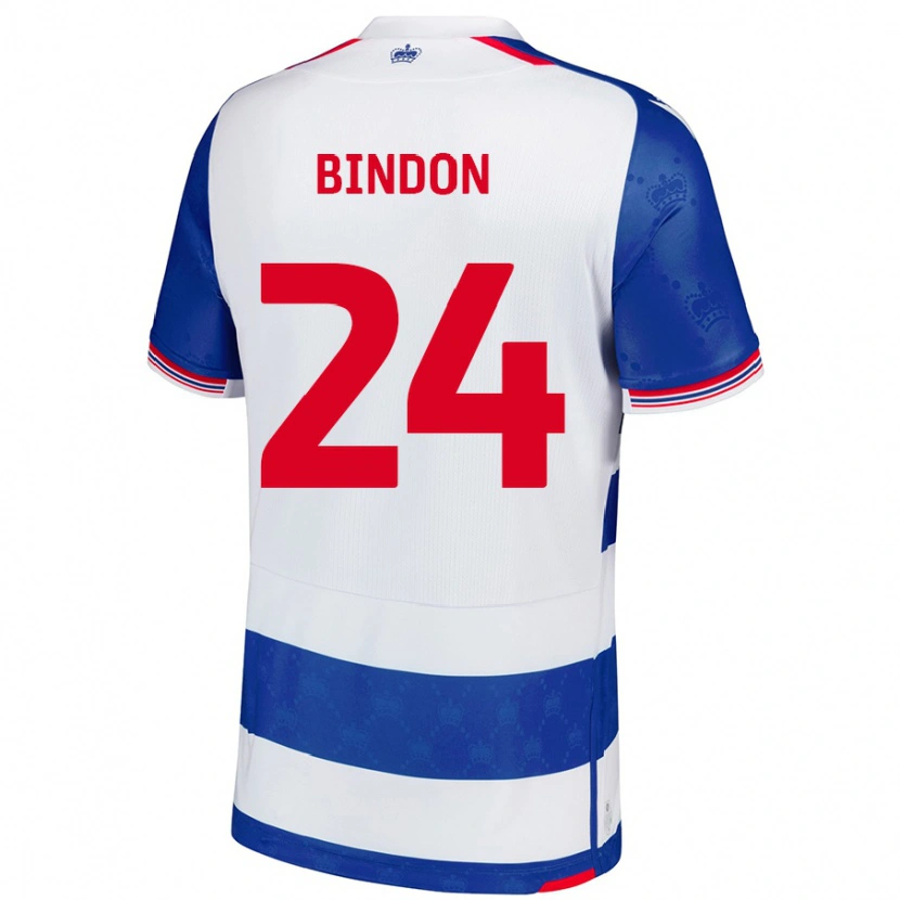 Danxen Niño Camiseta Tyler Bindon #24 Azul Blanco 1ª Equipación 2024/25 La Camisa México