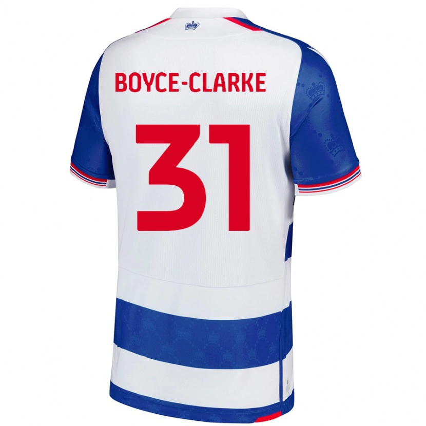 Danxen Niño Camiseta Coniah Boyce-Clarke #31 Azul Blanco 1ª Equipación 2024/25 La Camisa México