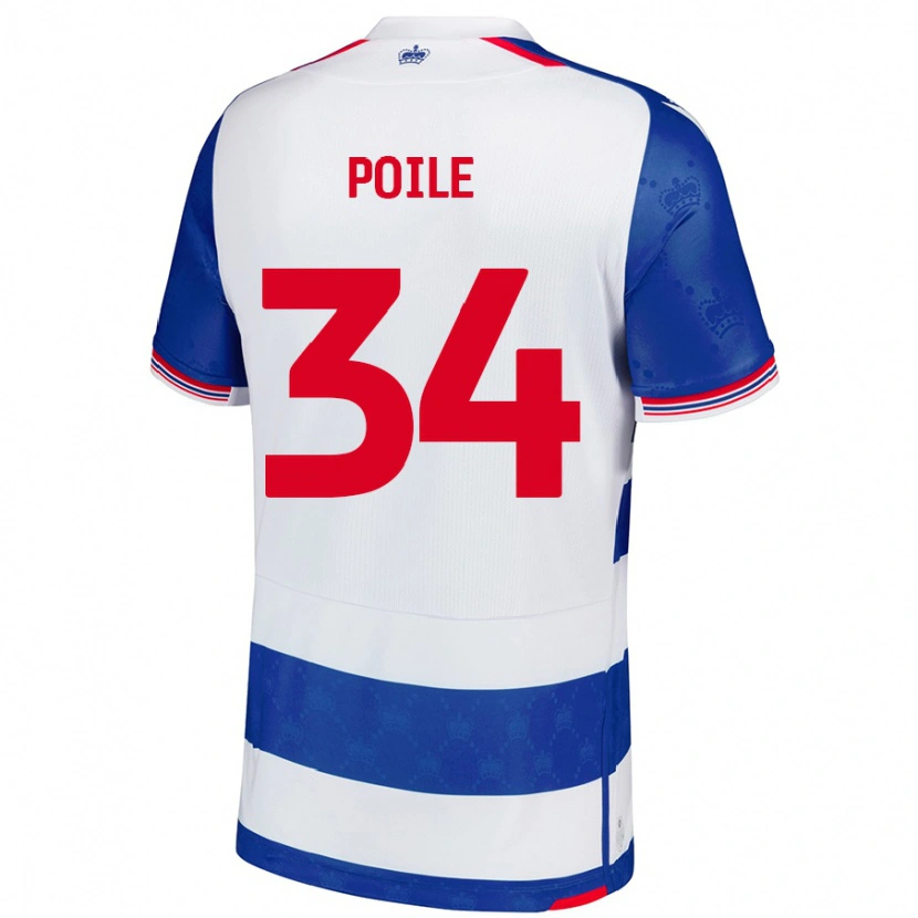 Danxen Niño Camiseta Imogen Poile #34 Azul Blanco 1ª Equipación 2024/25 La Camisa México