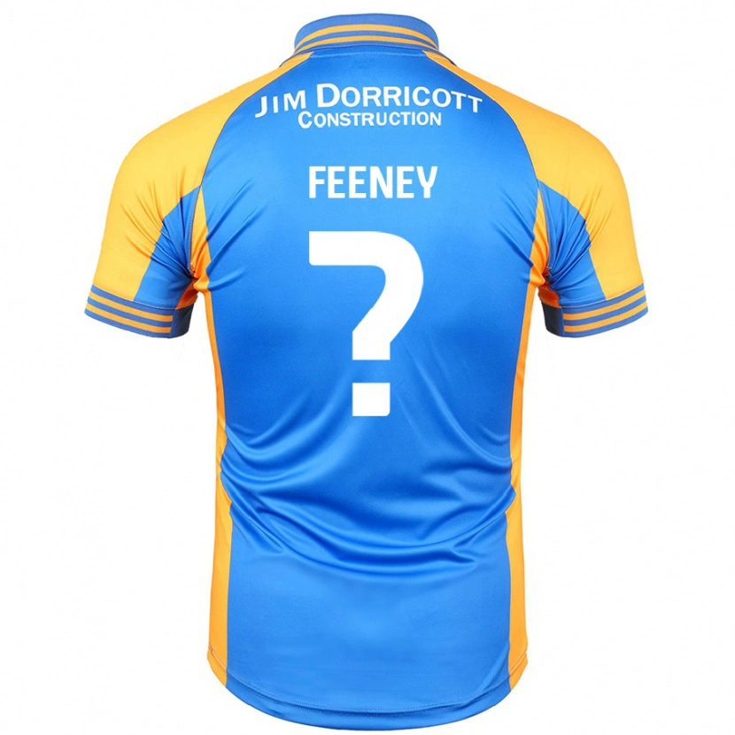 Danxen Niño Camiseta Josh Feeney #0 Azul Ámbar 1ª Equipación 2024/25 La Camisa México