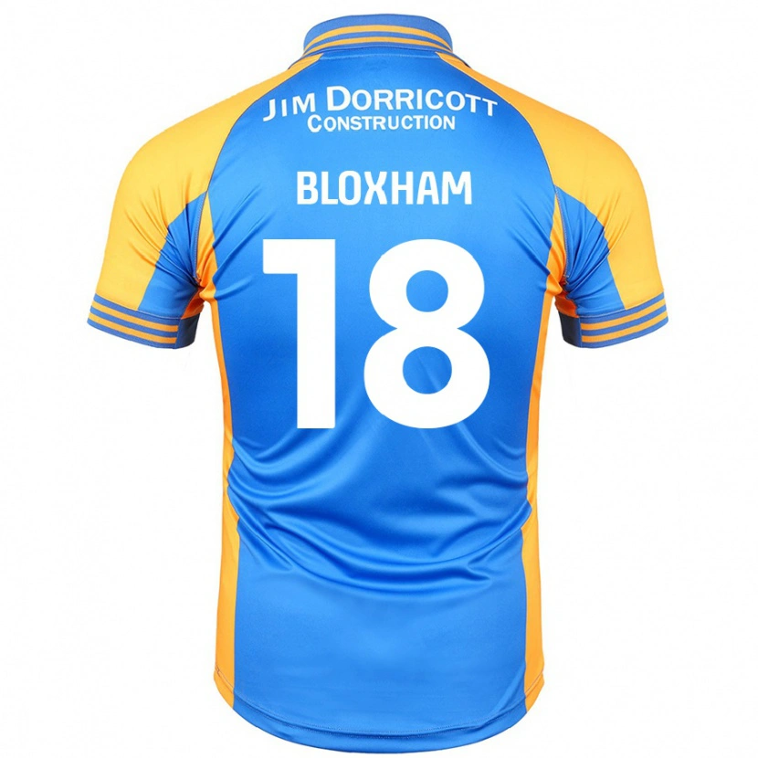 Danxen Niño Camiseta Tom Bloxham #18 Azul Ámbar 1ª Equipación 2024/25 La Camisa México
