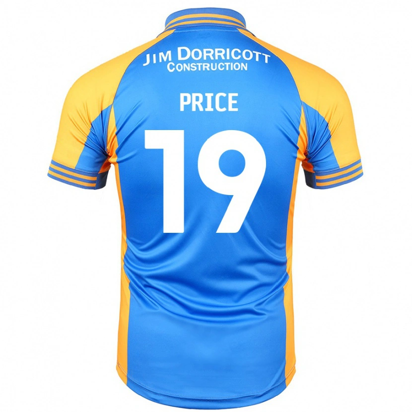 Danxen Niño Camiseta Jack Price #19 Azul Ámbar 1ª Equipación 2024/25 La Camisa México
