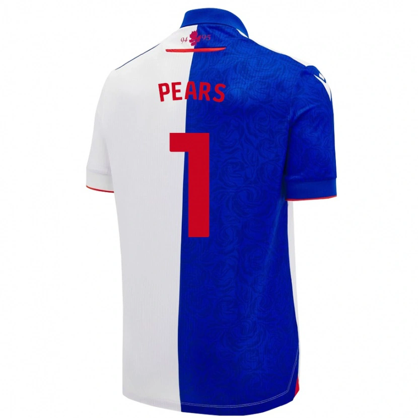 Danxen Niño Camiseta Aynsley Pears #1 Azul Cielo Blanco 1ª Equipación 2024/25 La Camisa México