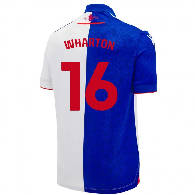 Danxen Niño Camiseta Scott Wharton #16 Azul Cielo Blanco 1ª Equipación 2024/25 La Camisa México