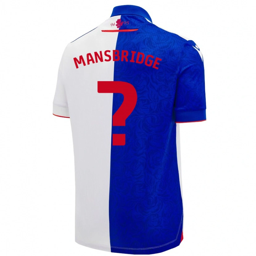 Danxen Niño Camiseta Tyler Mansbridge #0 Azul Cielo Blanco 1ª Equipación 2024/25 La Camisa México