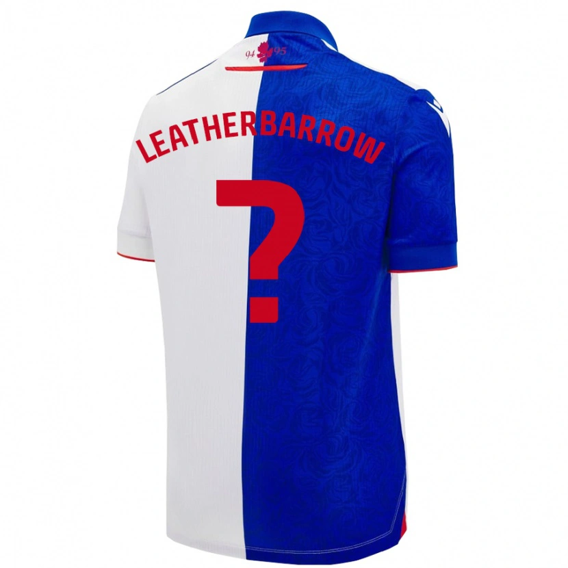 Danxen Niño Camiseta Freddie Leatherbarrow #0 Azul Cielo Blanco 1ª Equipación 2024/25 La Camisa México