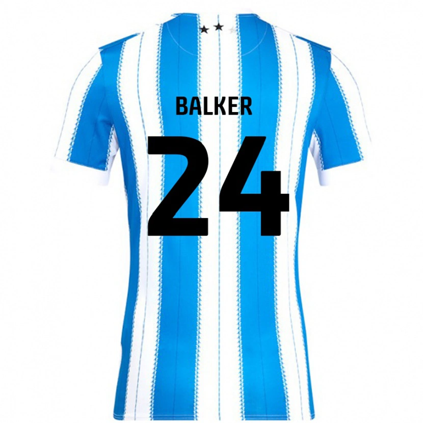 Danxen Niño Camiseta Radinio Balker #24 Azul Blanco 1ª Equipación 2024/25 La Camisa México